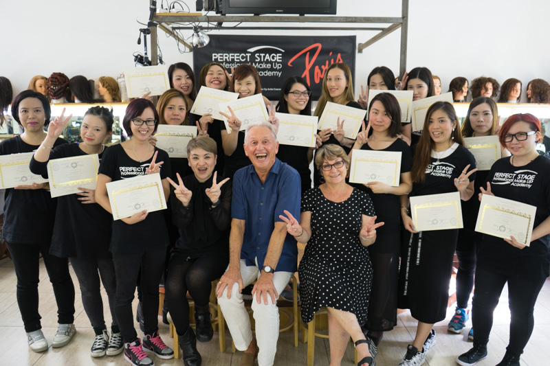 PERFECT STAGE , PERFECT STAGE MAKEUP, PERFECT STAGE 化妝, 2015 法國巴黎 PSFP 世界認證化妝師課程